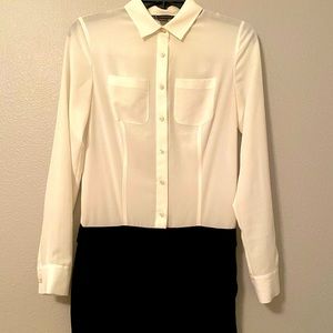 Armani exchange one piece black&white outfit